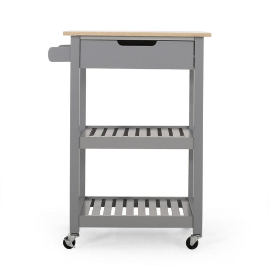 Tattnall - Kitchen Cart With Wheels Noble House