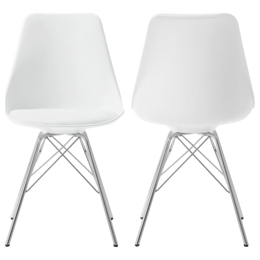 Juniper - Polypropylene Dining Side Chair (Set of 2) CoasterEveryday