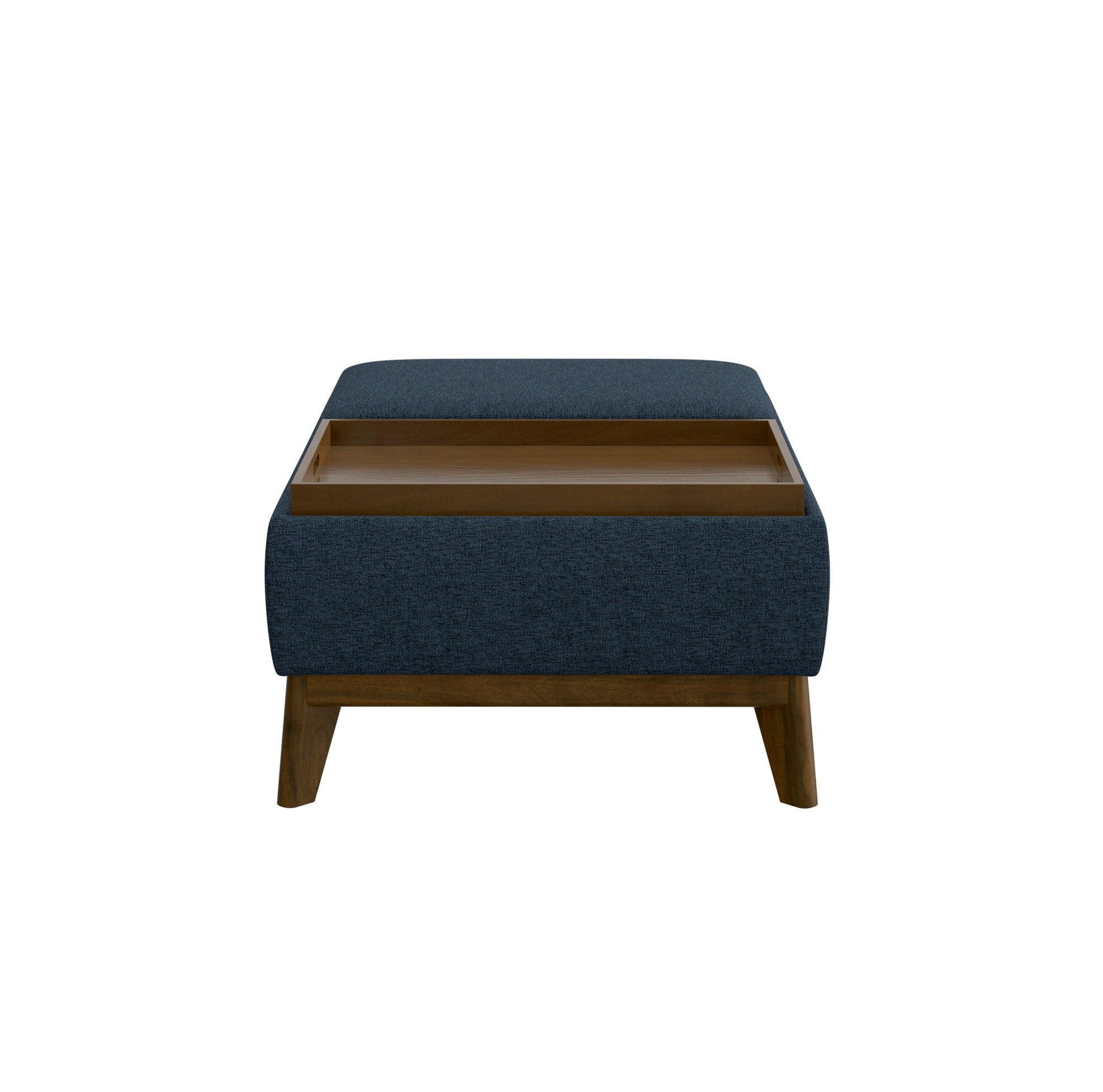 Varia - Reversible Tray Ottoman - Blue Emerald Home