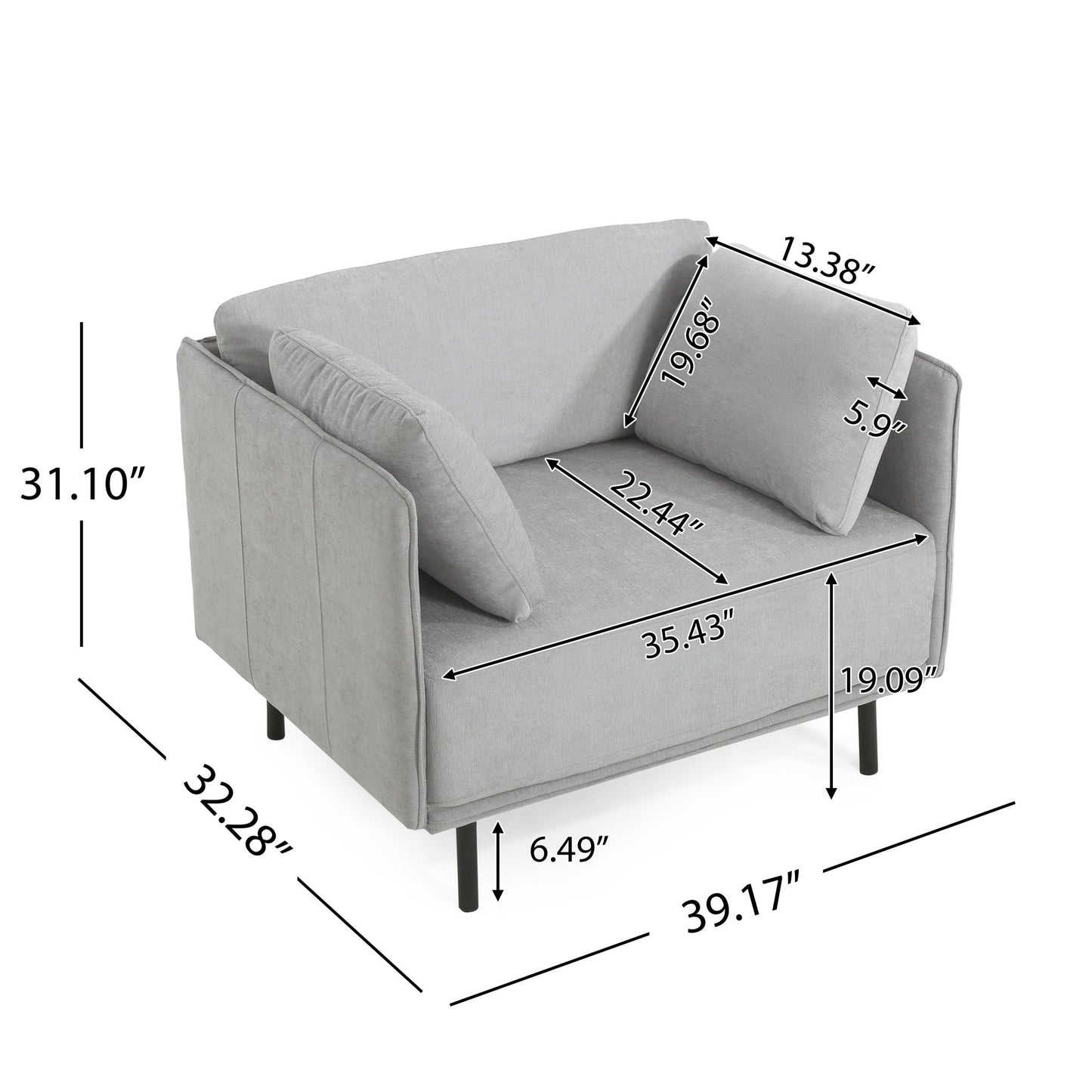 Vintage Modern Aesthetic Appeal Lounge Chair Noble House