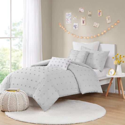 Brooklyn - Twin Comforter Set - Gray Urban Habitat