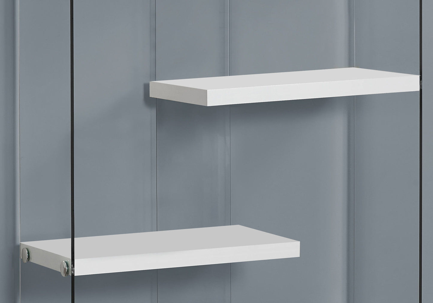 Bookshelf, Bookcase, Etagere, 5 Tier, Office, Glossy Contemporary & Modern - White 8th Street