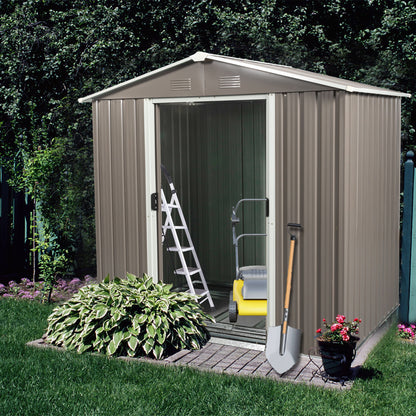 Outdoor Metal Storage Shed Daily Nest