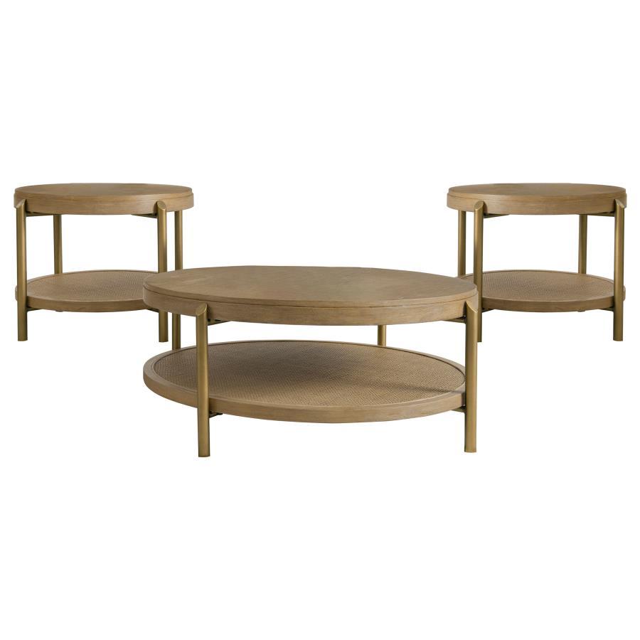Arini - Round Coffee And End Table Set Coaster Fine Furniture