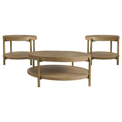 Arini - Round Coffee And End Table Set Coaster Fine Furniture