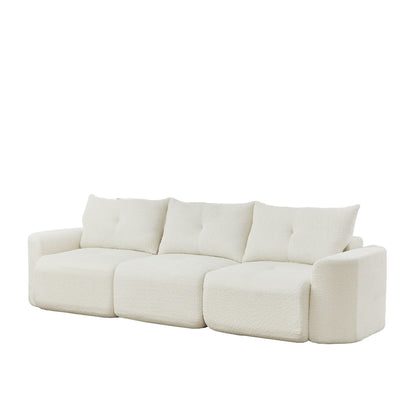 3 Seater With Thickened Armrests Sofa For Living Room Home Essentials
