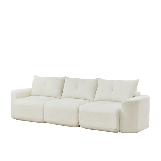 3 Seater With Thickened Armrests Sofa For Living Room Home Essentials