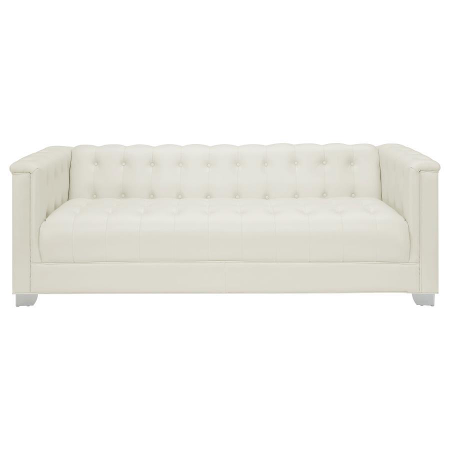 Chaviano - Upholstered Track Arm Sofa Set CoasterElevations