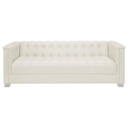 Chaviano - Upholstered Track Arm Sofa Set CoasterElevations