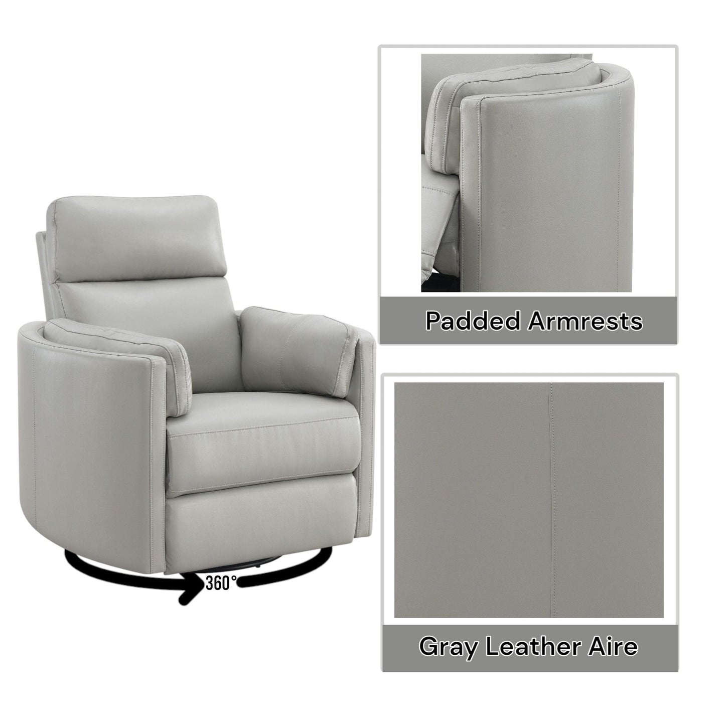 Sagen - Glider Recliner With Swivel Acme