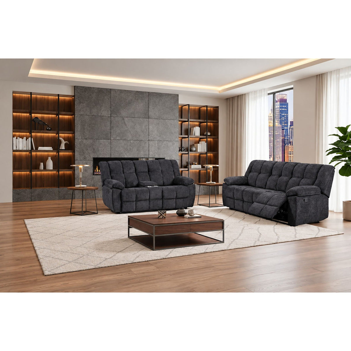 Liam - Reclining Set Global Furniture USA
