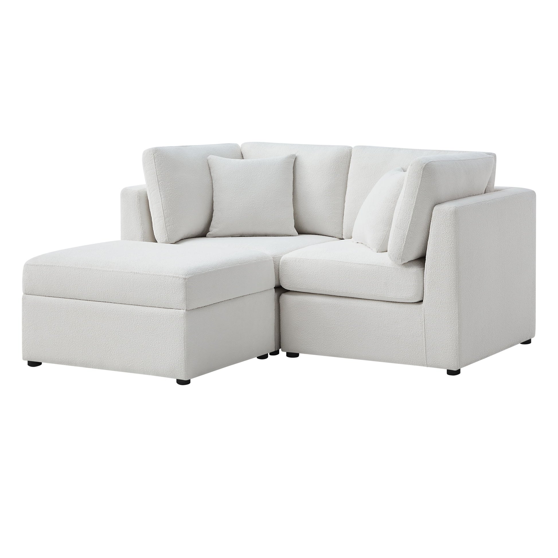 Chauncy - Sectional With Storage Ottoman Ridgecrest Home