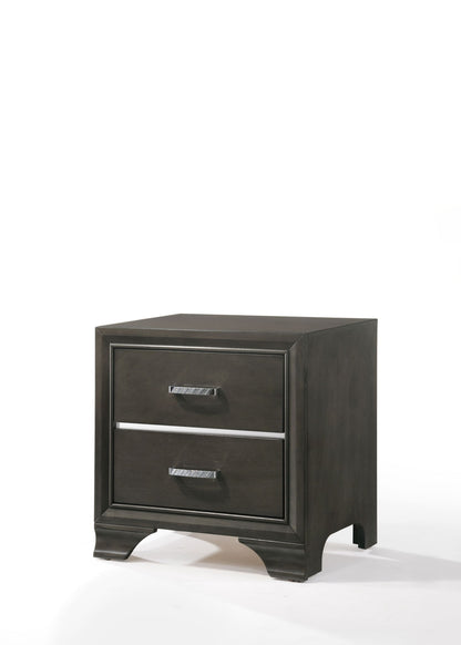 Carine II - Nightstand - Gray Acme