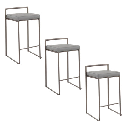Fuji - Industrial Stackable Counter Stool Elegant Design Lumi Source