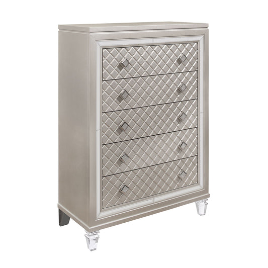 Cross - Glam Chest - Champagne Global Furniture USA