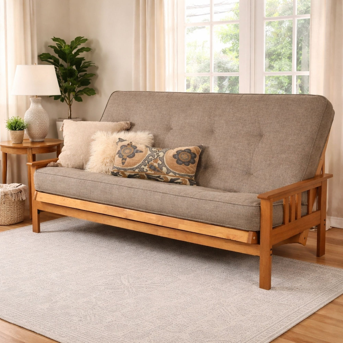 Westwood - Queen Size Futon Frame Sofa Home Essentials
