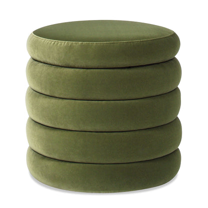 Fuji - Oversized Round Storage Ottoman Jennifer Taylor Home