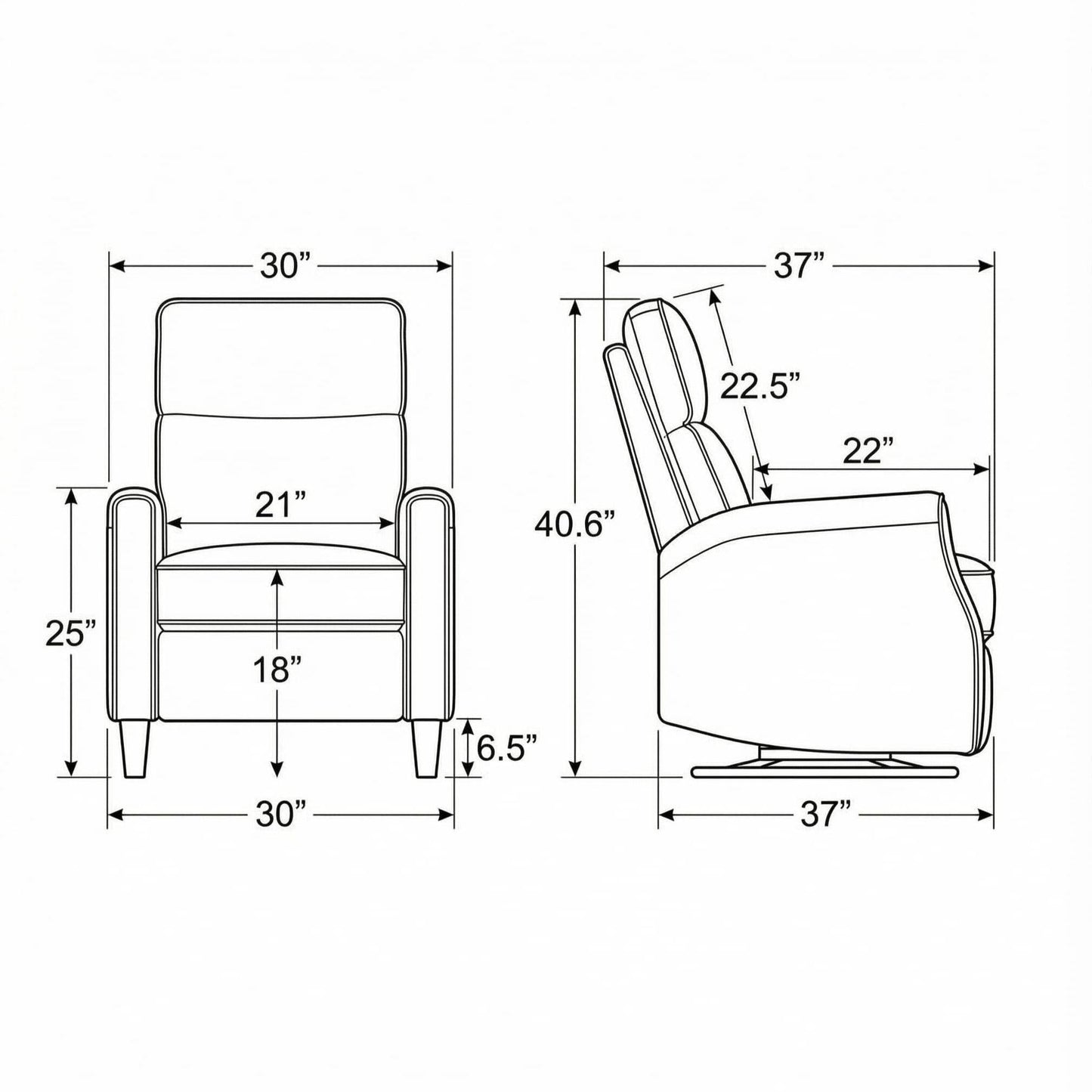Swivel Gliding Recliner Emerald Home