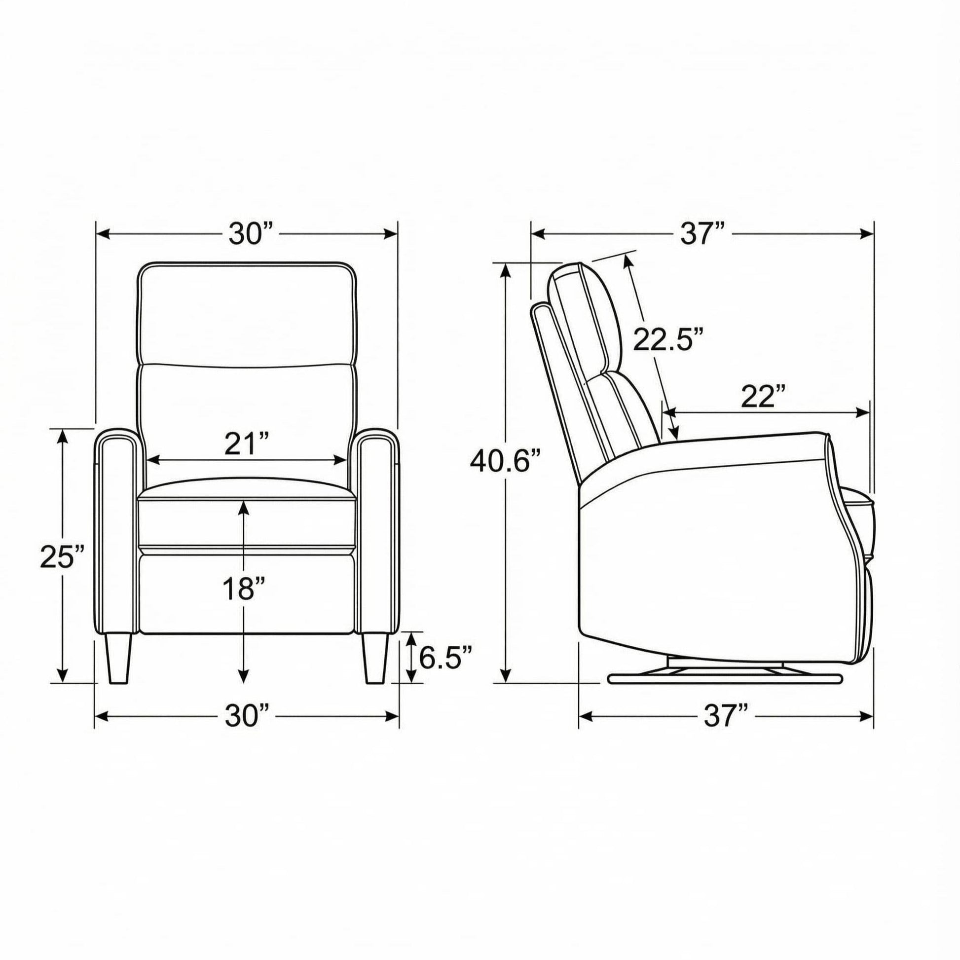 Swivel Gliding Recliner Emerald Home