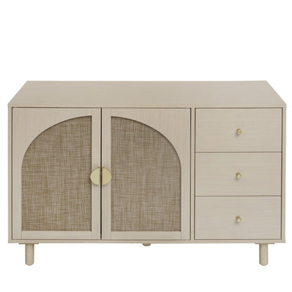 2 Door 3 Drawer Cabinet, Adjustable Storage System Home Essentials