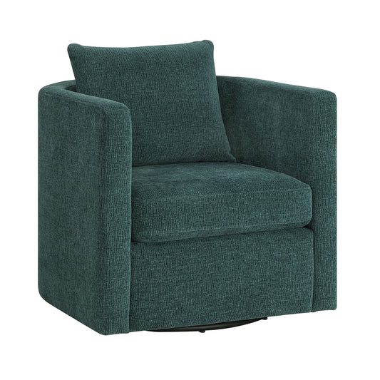 Sutton - Swivel Barrel Chair - Peacock Home Essentials