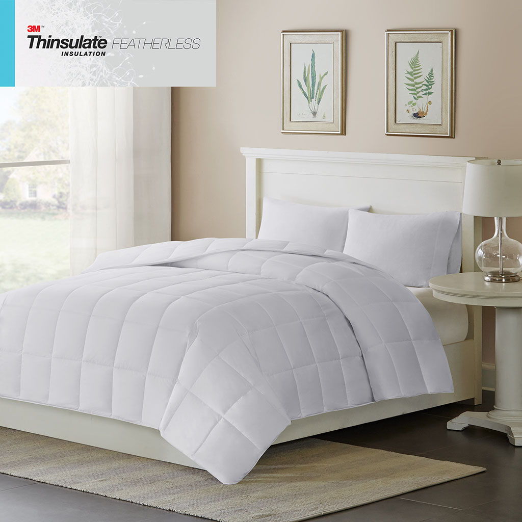 Warmer - King 300 Thread Count Down Alternative 3M Thinsulate Comforter - White