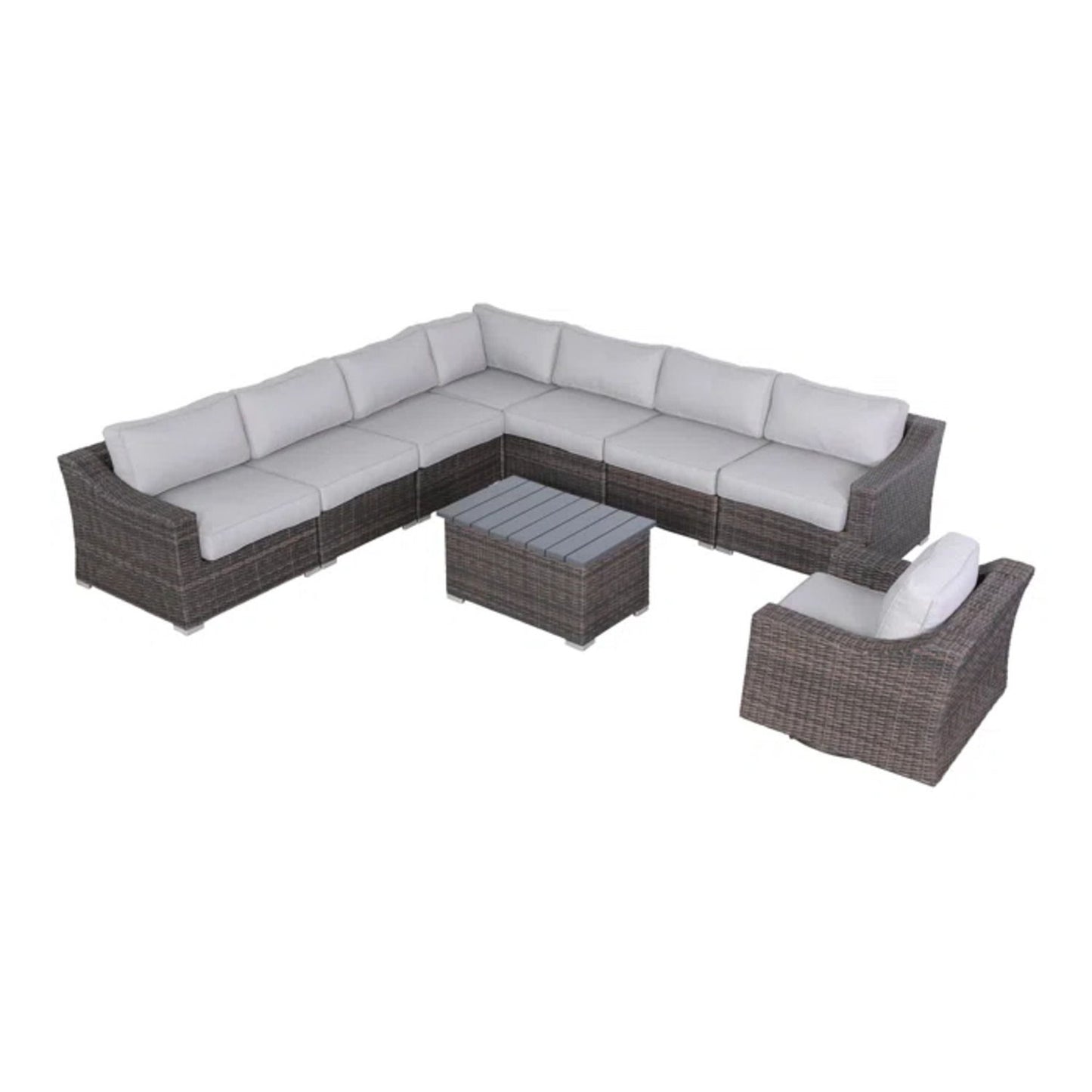 Stylish Sofa Seating Group With Cushions Perfect For Outdoor Gatherings LSI Patio Furniture