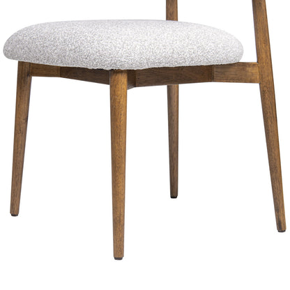 Locke - Modern Upholstered Dining Chair With Frame - Salt / Pepper Jennifer Taylor Home