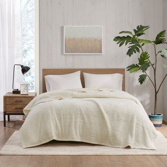Burlington - Berber Blanket - Ivory Woolrich