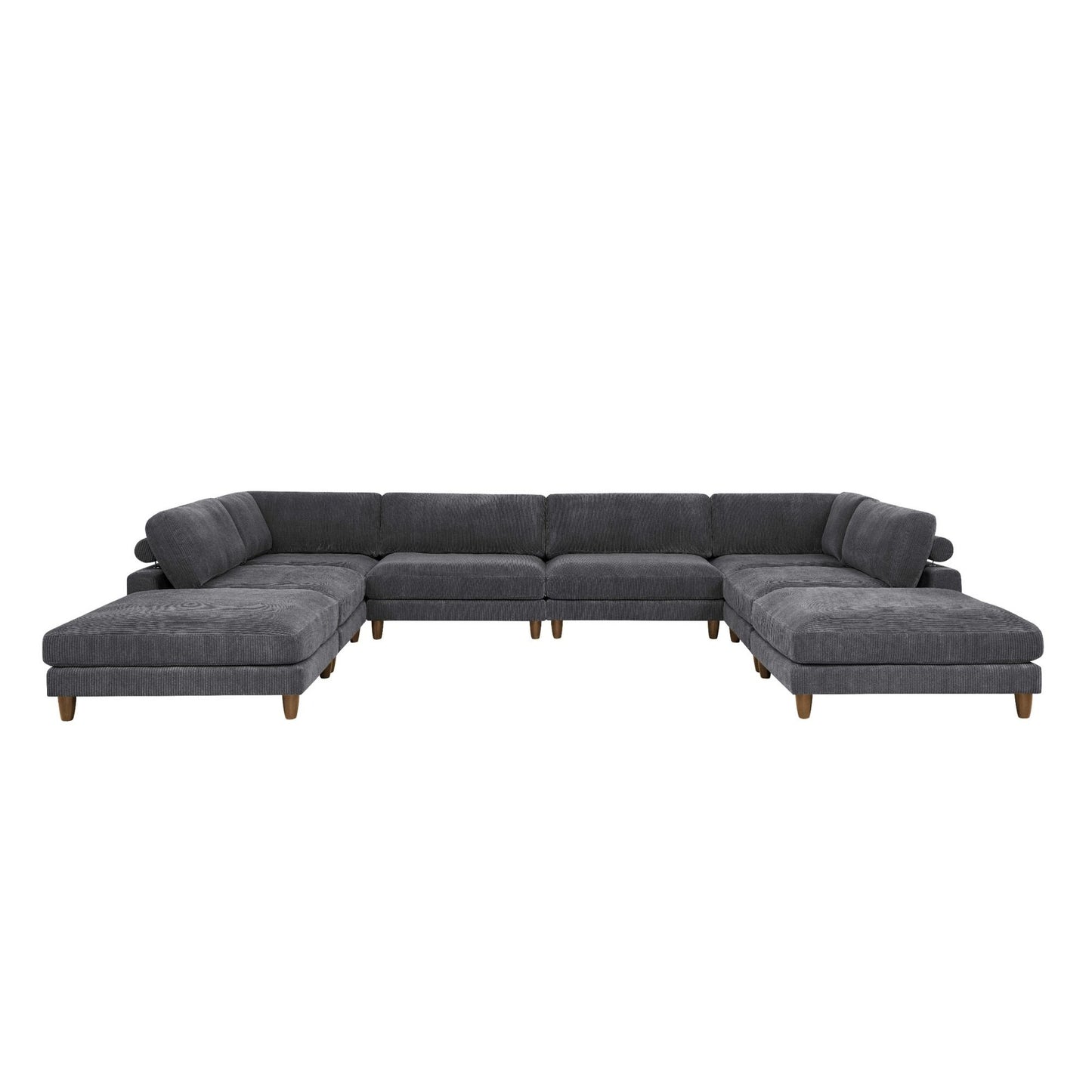 Modern Modular Sectional With Adjustable Back Support Home Essentials
