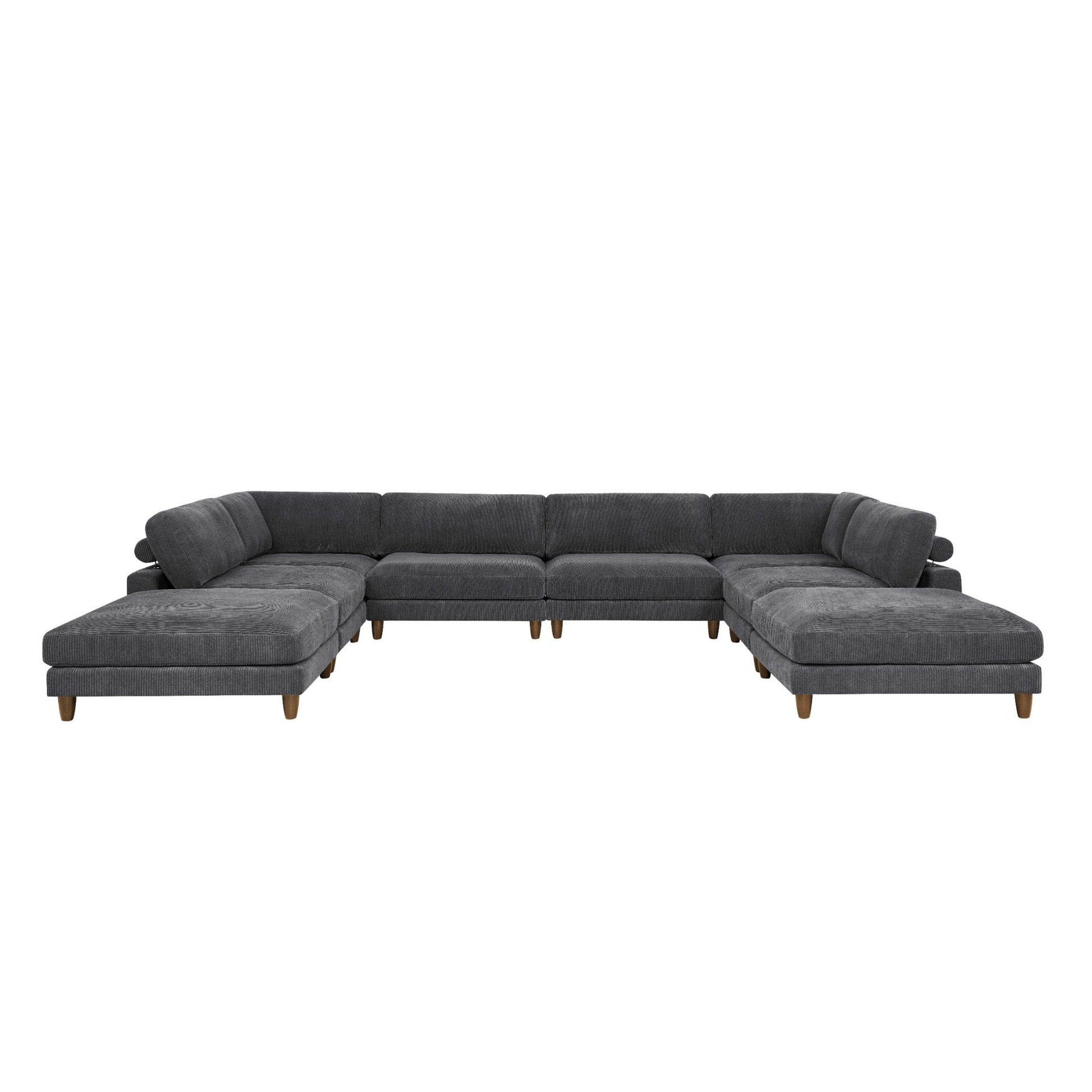 Modern Modular Sectional With Adjustable Back Support Home Essentials