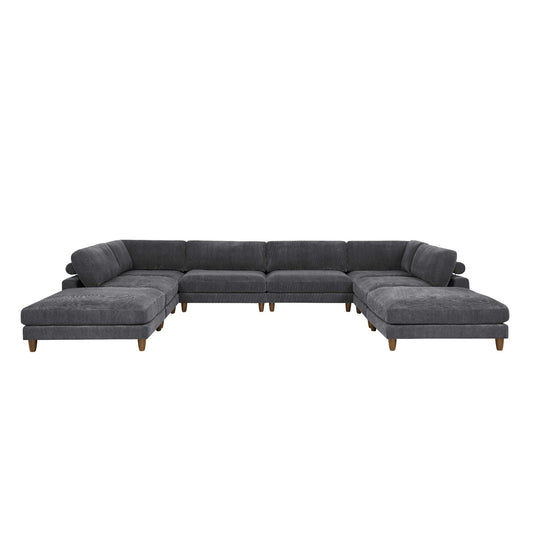 Modern Modular Sectional With Adjustable Back Support Home Essentials