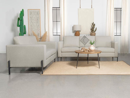 Tilly - Upholstered Track Arm Sofa Set Coaster Fine Furniture