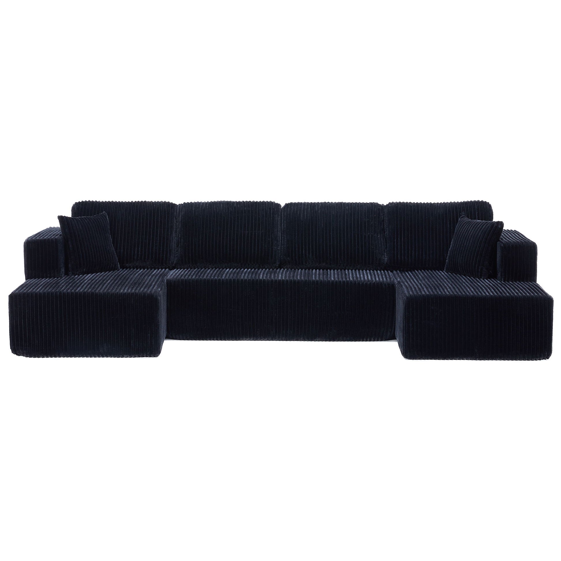 U-Shape Modular Sectional Sofa For Living Room Home Essentials