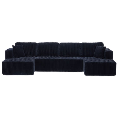 U-Shape Modular Sectional Sofa For Living Room Home Essentials