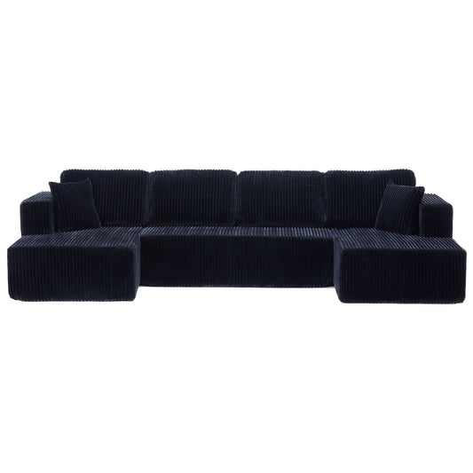 U-Shape Modular Sectional Sofa For Living Room Home Essentials