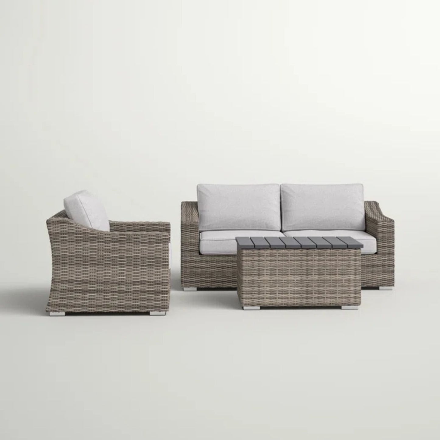 Stylish Sofa Seating Group With Cushions Perfect For Outdoor Gatherings LSI Patio Furniture
