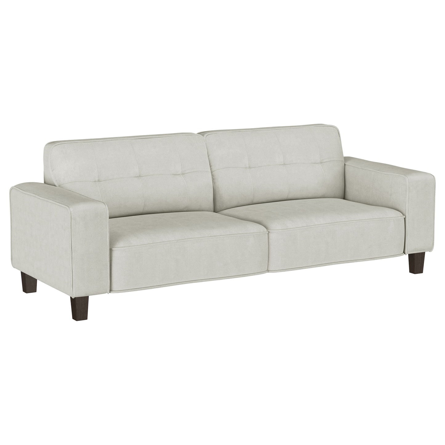 Evoke - Upholstered Tufted Sofa - Greige Furniture Max