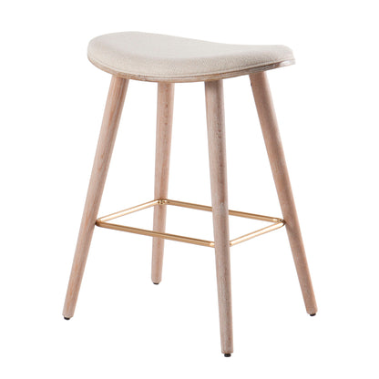 Saddle - Contemporary Counter Stool (Set of 2) Lumi Source