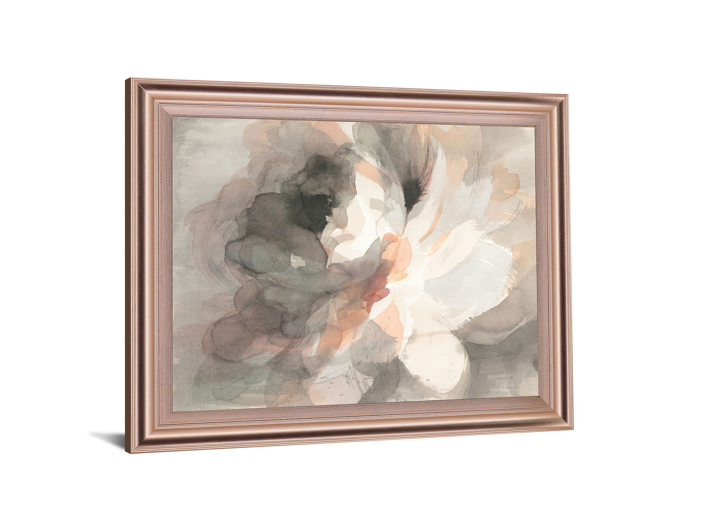 Whispered Petal Dawn - 28" x 34" Framed Wall Art