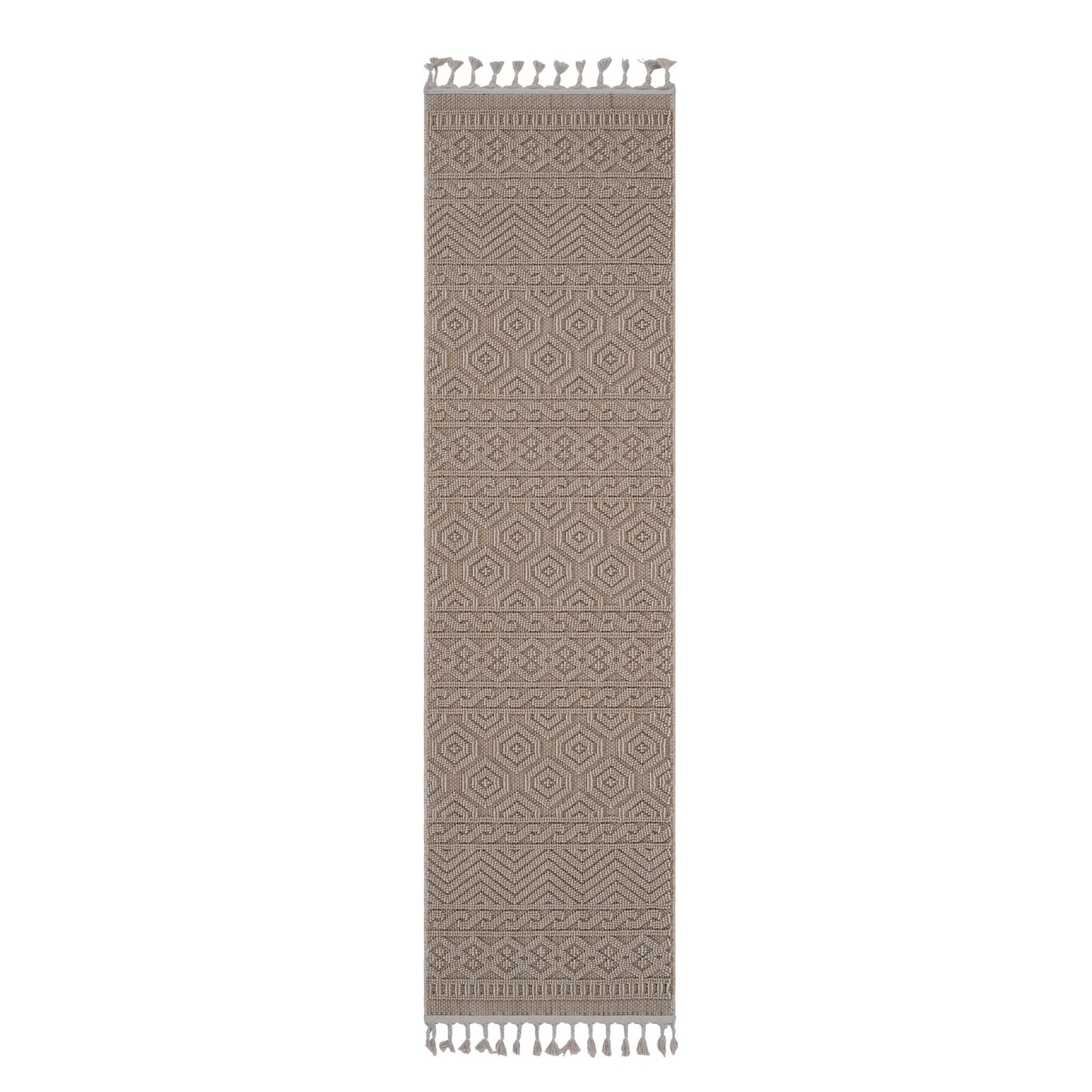 Guros - Trendy Geometric Indoor / Outdoor Rug Naar Rug