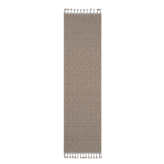Guros - Trendy Geometric Indoor / Outdoor Rug Naar Rug