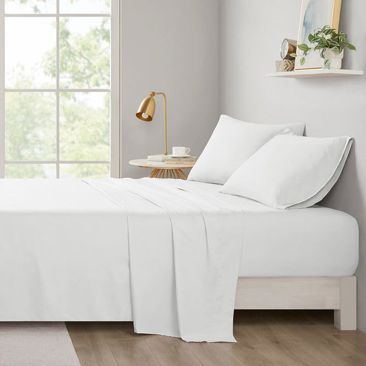 Queen All Season Wrinkle Free Sheet Set - White Intelligent Design