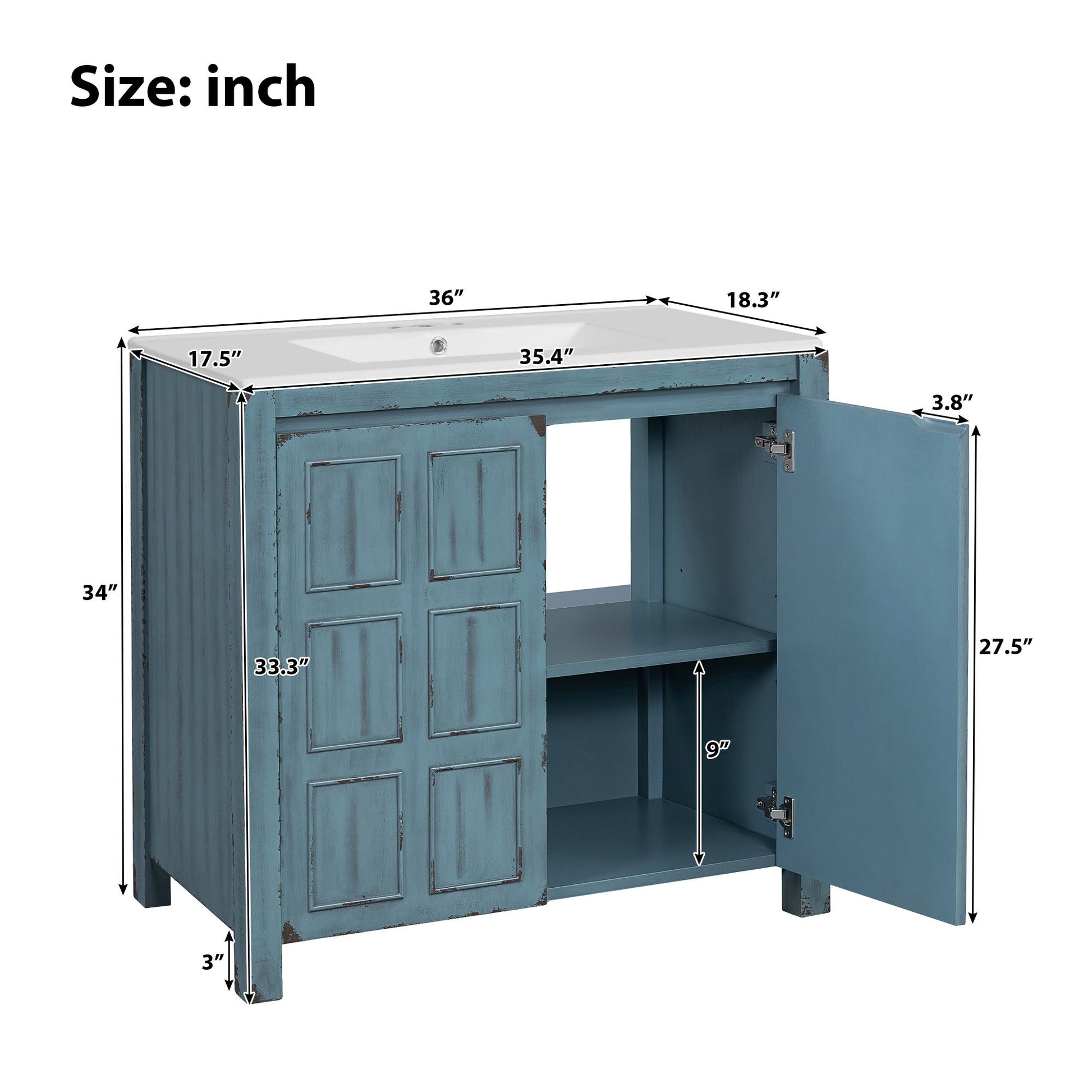Bathroom Vanity Organizer With Sink, Combo Cabinet Set, Bathroom Storage Cabinet Hearth and Haven