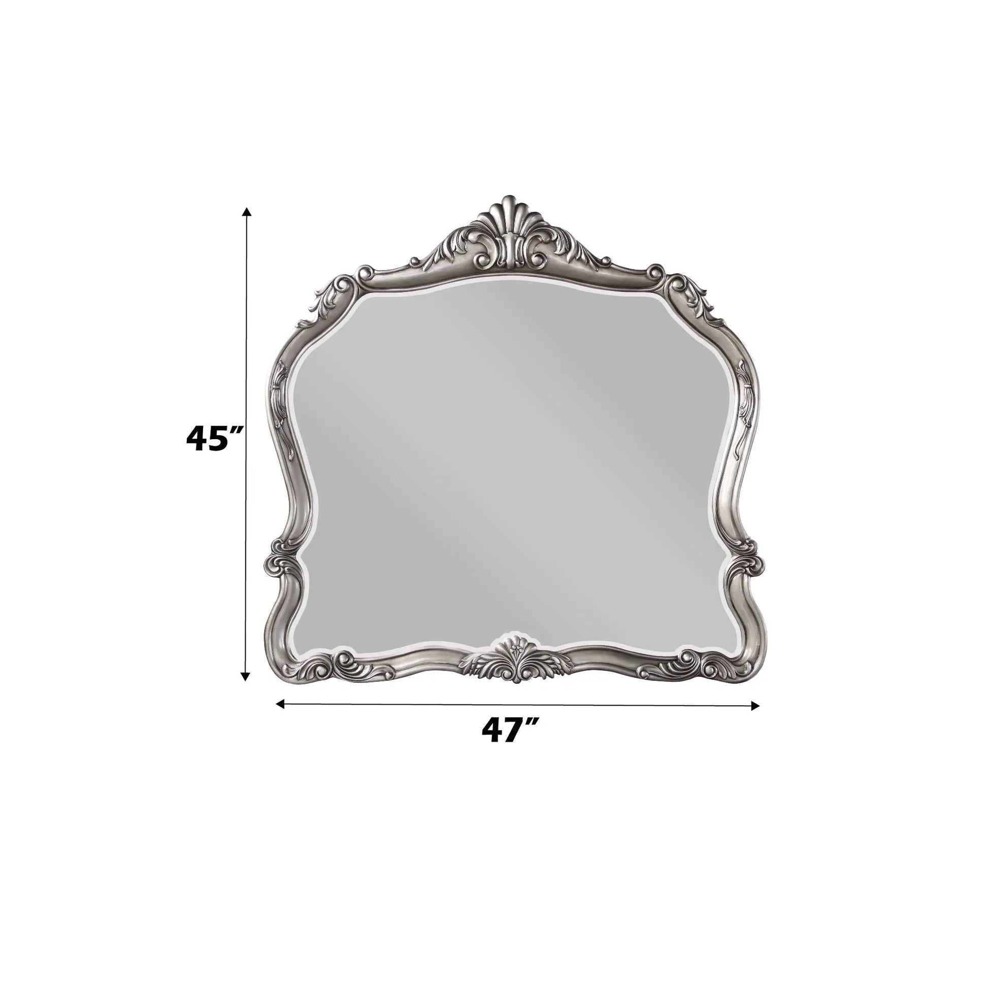 Ariadne - Mirror - Antique Silver Acme