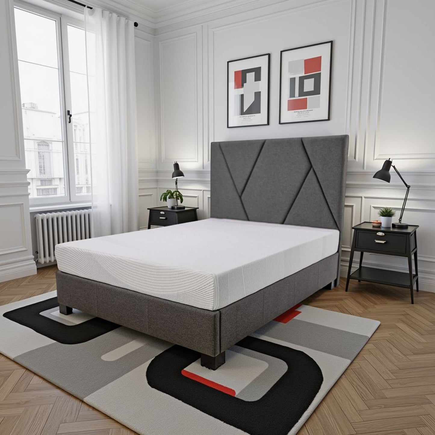 Regen - 8" Cooling Copper Infused Memory Foam Mattress Remedy Sleep