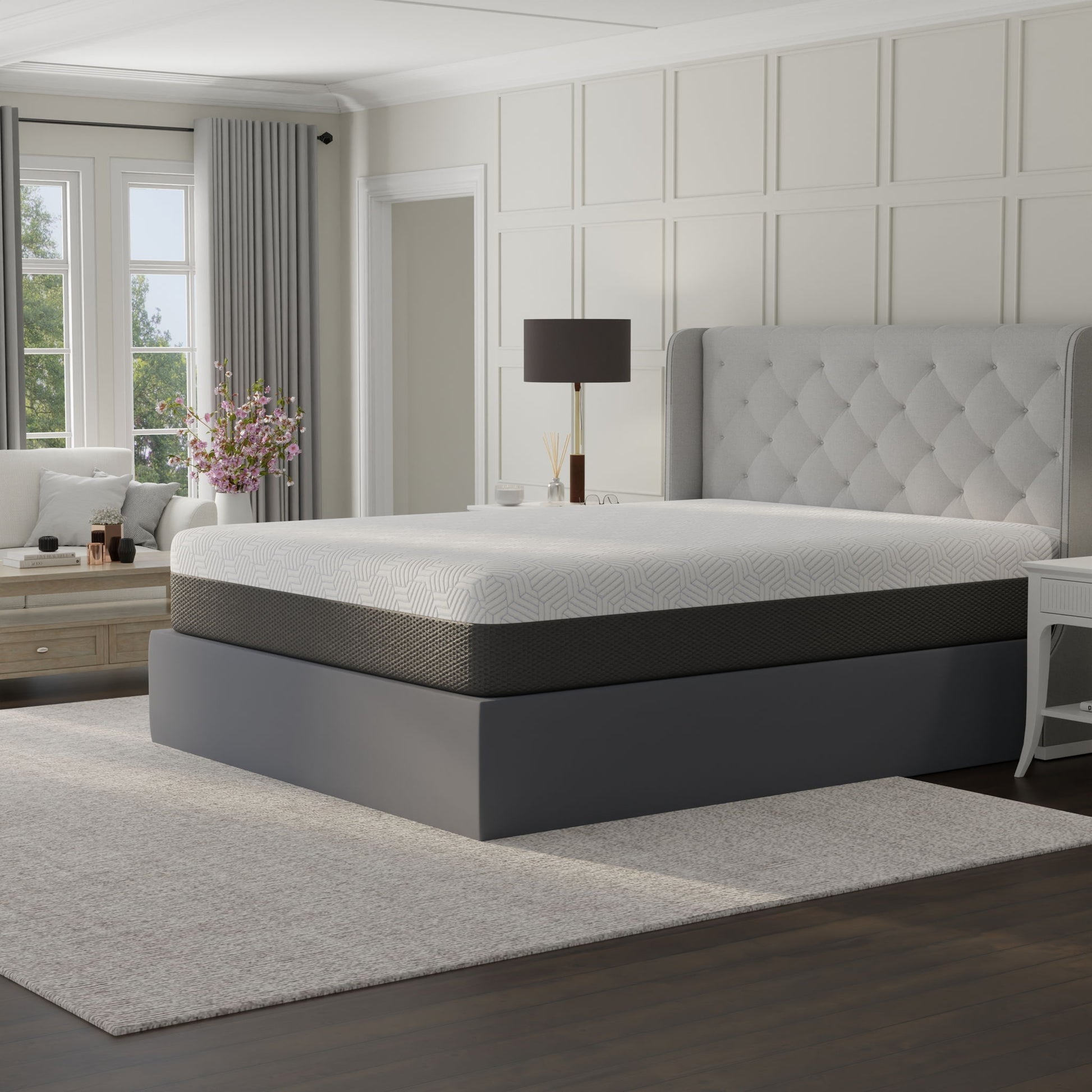 Pur Chill - 12" Soft Mattress With Phase Change Cooling Fabric BedTech