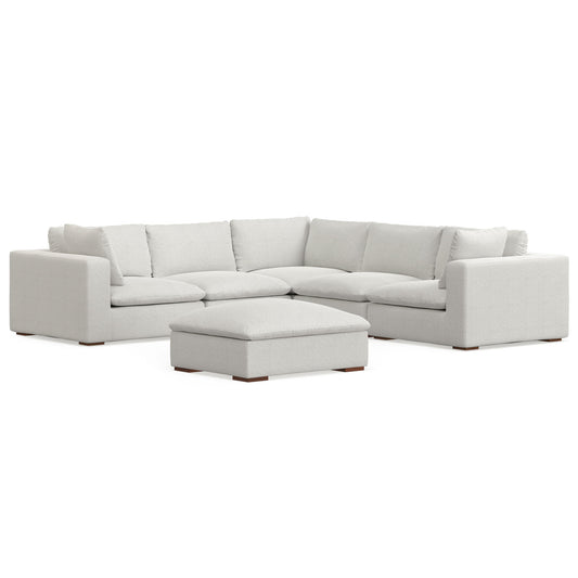 Jasmine - Handcrafted Sofa And Ottoman Simpli-Home