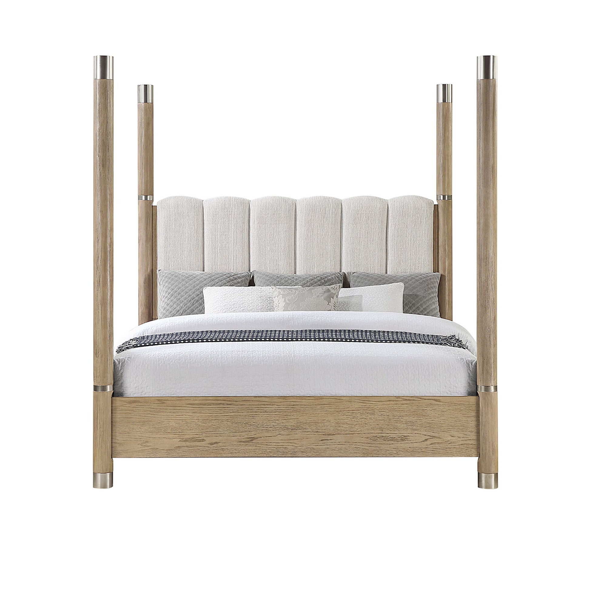 Sarai - Bed With Plush Upholstered Headboard Global Furniture USA