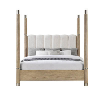 Sarai - Bed With Plush Upholstered Headboard Global Furniture USA
